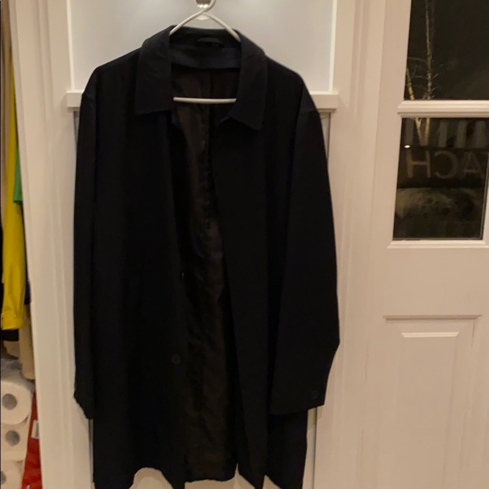 Black DKNY Raincoat